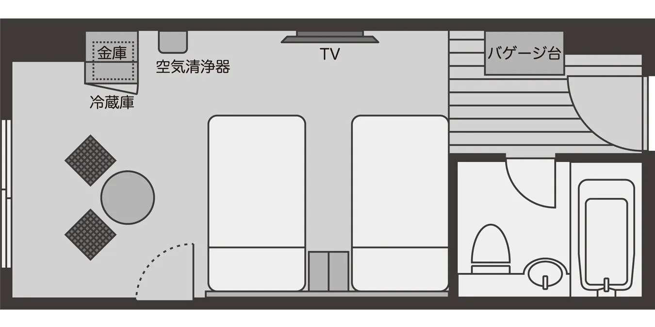 標準雙床房