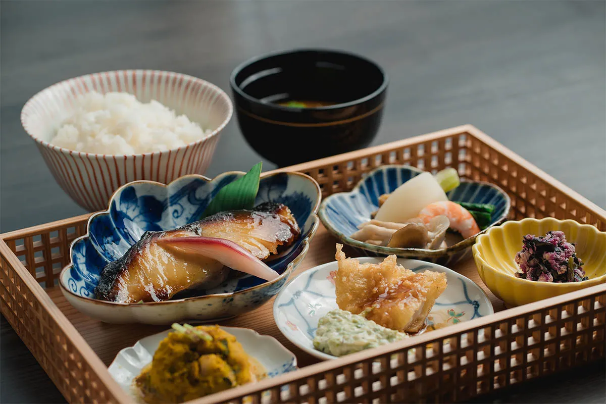【數量限定】 三菜一湯午餐拼盤 (日式料理|松花堂)