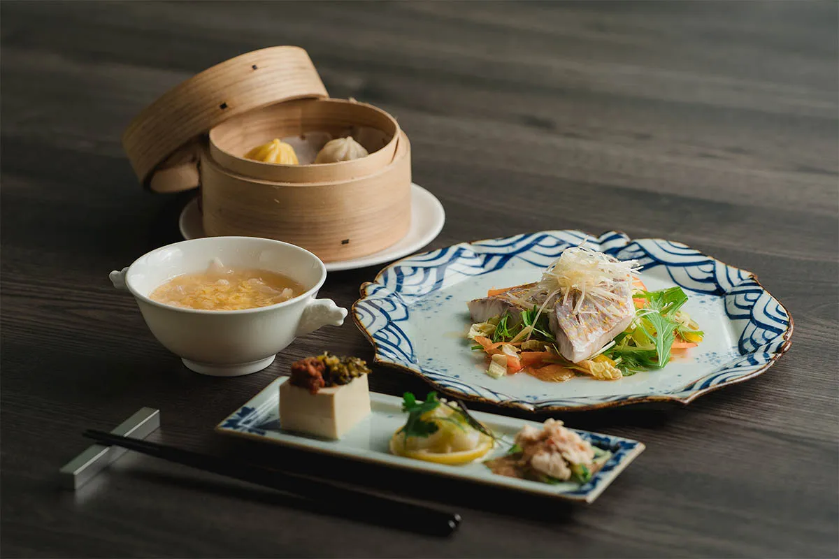 【數量限定】 三菜一湯午餐拼盤 (中華) 烤紅薯