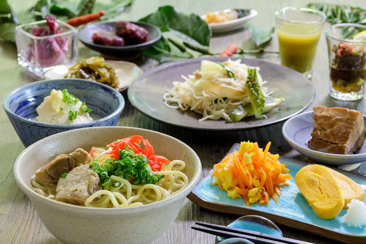 品種豐富的自助早餐