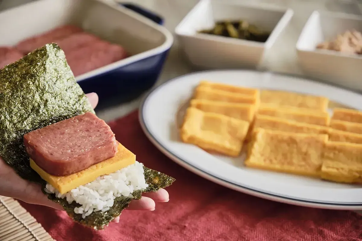 豬肉雞蛋飯團